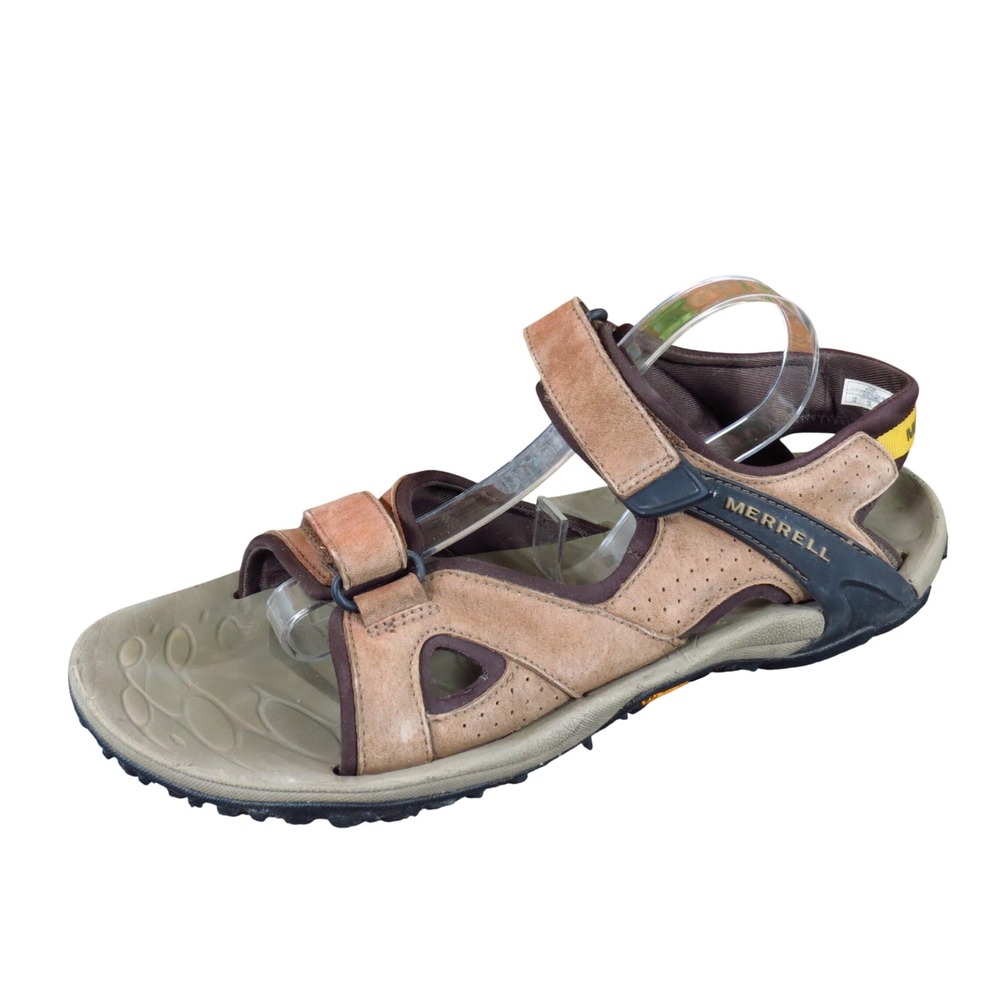 Merrell Kahuna 4 Mens Hiking Sandals Size 11 Outdoor Trekking Brown Suede